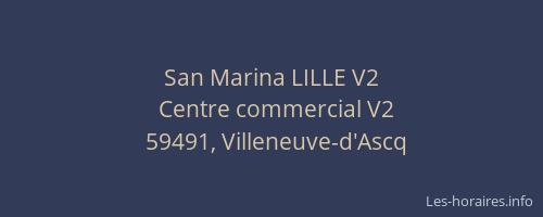 San Marina LILLE V2