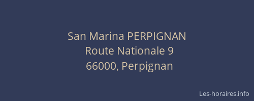 San Marina PERPIGNAN