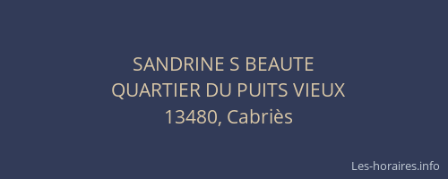 SANDRINE S BEAUTE