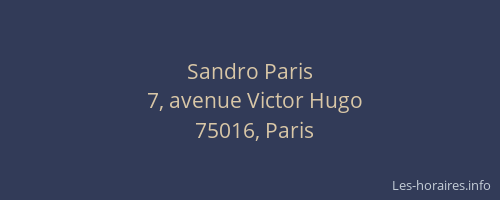 Sandro Paris