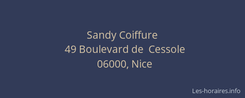 Sandy Coiffure