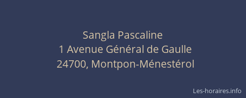 Sangla Pascaline