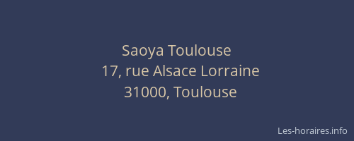 Saoya Toulouse