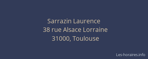 Sarrazin Laurence