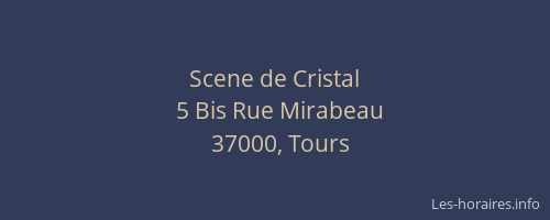 Scene de Cristal