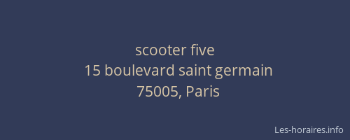 scooter five