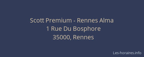 Scott Premium - Rennes Alma