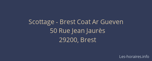 Scottage - Brest Coat Ar Gueven