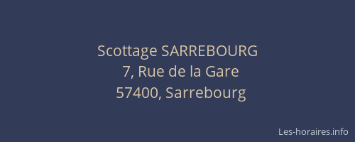 Scottage SARREBOURG