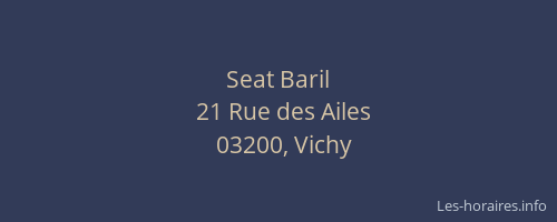 Seat Baril