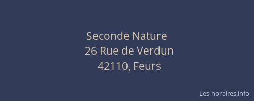 Seconde Nature