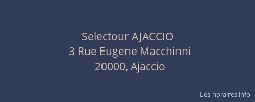 Selectour AJACCIO