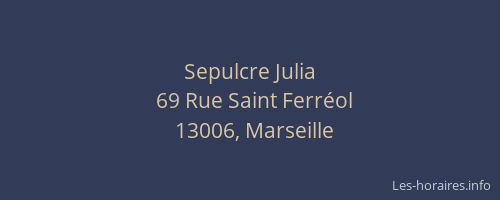 Sepulcre Julia