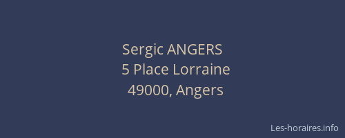 Sergic ANGERS