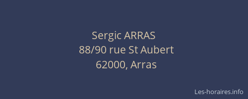 Sergic ARRAS