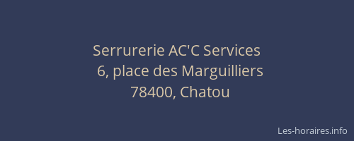 Serrurerie AC'C Services