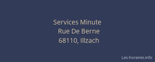 Services Minute