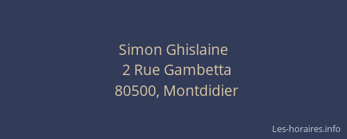 Simon Ghislaine