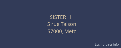 SISTER H