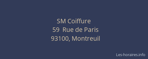 SM Coiffure