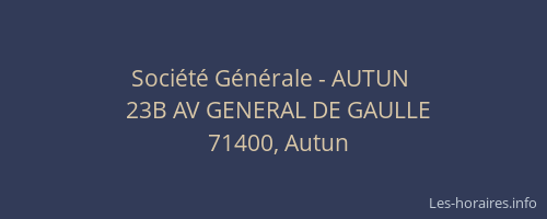 Société Générale - AUTUN 
