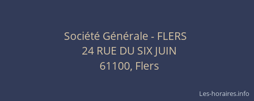 Société Générale - FLERS 