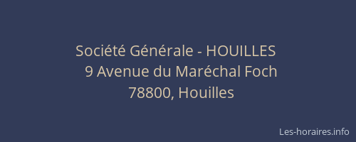 Société Générale - HOUILLES 