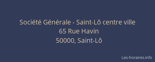 Société Générale - Saint-Lô centre ville