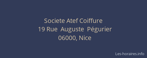 Societe Atef Coiffure