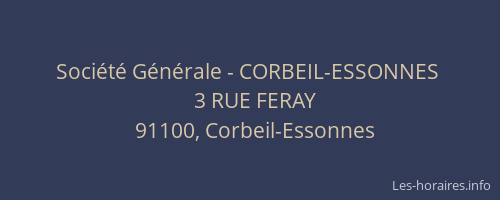 Société Générale - CORBEIL-ESSONNES 