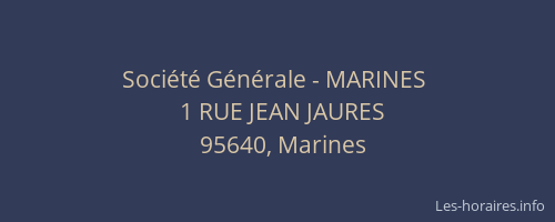 Société Générale - MARINES 
