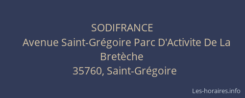 SODIFRANCE