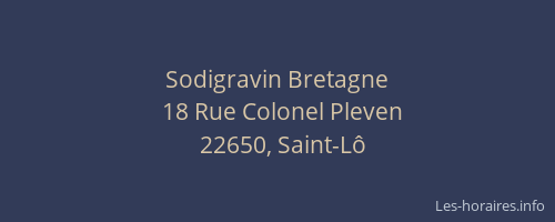 Sodigravin Bretagne