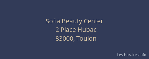 Sofia Beauty Center