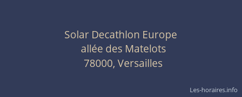 Solar Decathlon Europe