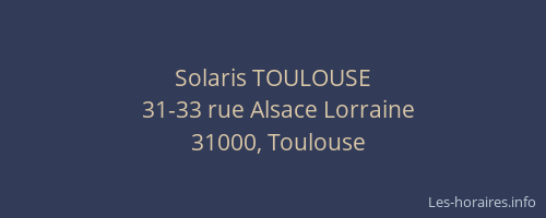 Solaris TOULOUSE