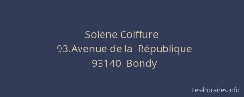 Solène Coiffure