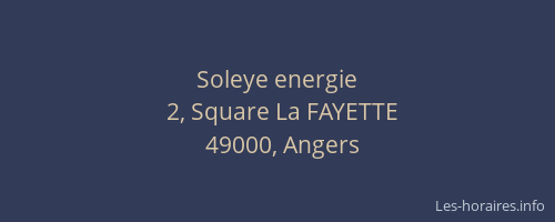 Soleye energie