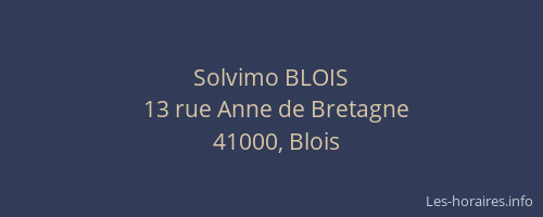 Solvimo BLOIS