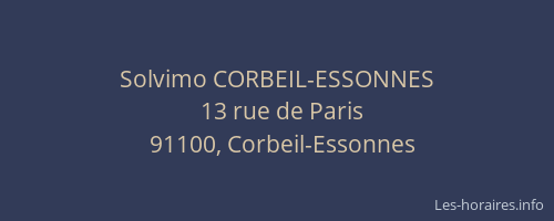 Solvimo CORBEIL-ESSONNES