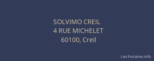 SOLVIMO CREIL