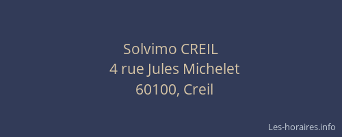 Solvimo CREIL