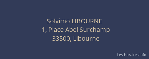 Solvimo LIBOURNE