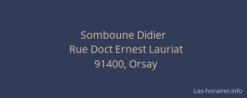 Somboune Didier