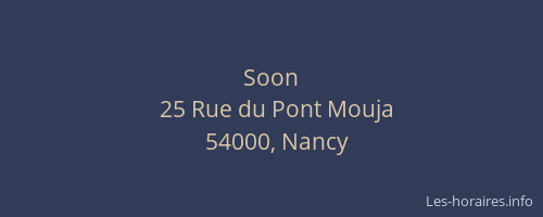 Soon