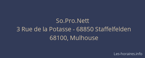 So.Pro.Nett