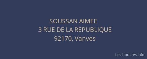 SOUSSAN AIMEE