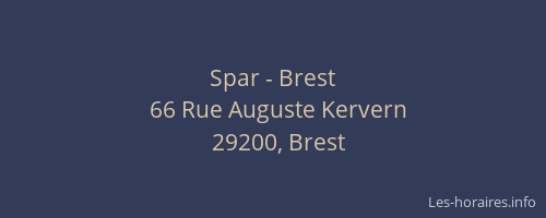 Spar - Brest