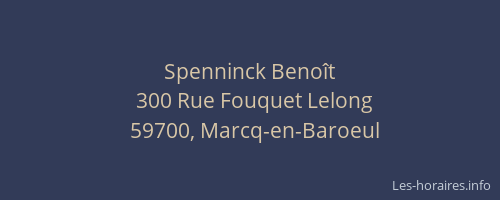 Spenninck Benoît