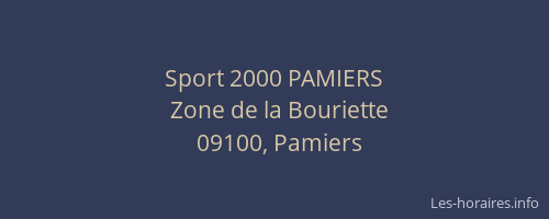 Sport 2000 PAMIERS